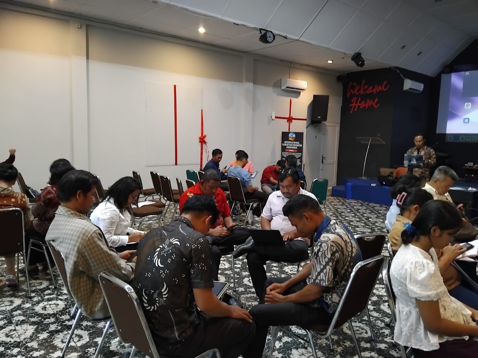 Sesi doa workshop pemuridan